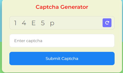 Captcha Generator
