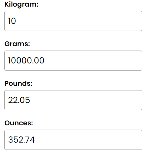 Weight Converter
